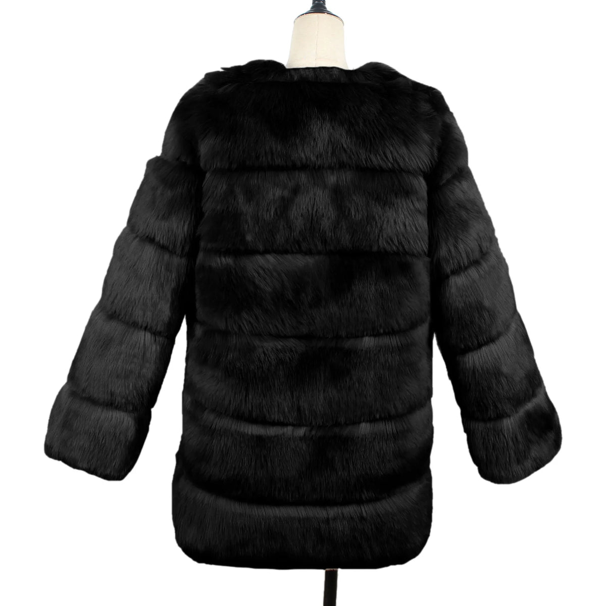 2026 Winter Long Sleeve Faux Fur Long Coat Women Elegant Pink Fluffy Outwear Jacket Lady Solid Casual Thick Warm Furry Outwear