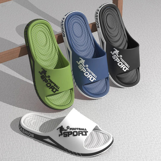 Fashion Men's Sandals Summer EVA Comfortable Anti-Slip Soft Soles House Slippers for Indoor Outdoor Wear Breathable Shower Slide