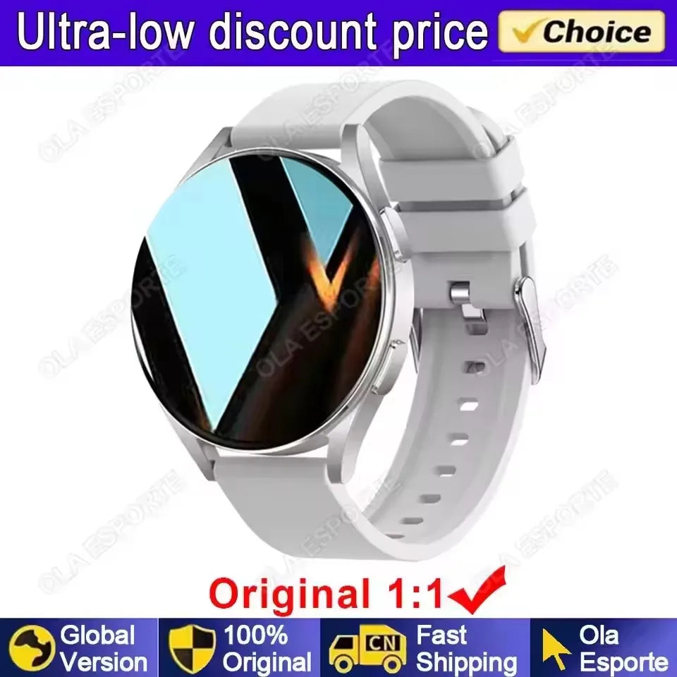 Smart Watch 1.77inch HD AMOLED Screen Bluetooth Call Health Monitor Smartwatch Men Women Fitness Sports Watches For Android IOS