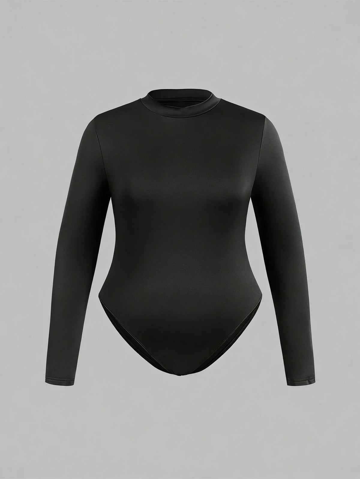 Women's long-sleeved plus-size one-piece dress - fashionable basic style tight-fitting garment - dance outfit one-piece pants