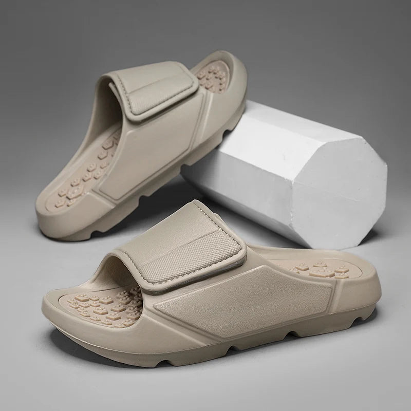 Outdoor Sandals Beach Casual Shoes New Summer Men Massage Slippers Sides Indoor Soft Sole Slides Men Flip-flops Men's Footwear