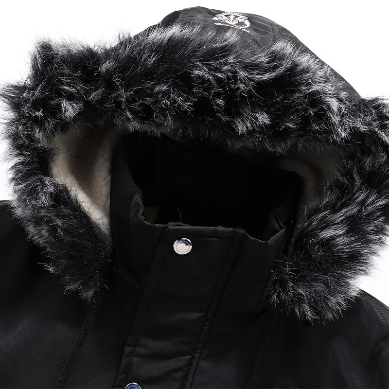 2026 Men Winter Hooded Down Jackets Warm Parkas Winter Coats Male Outwear Casual Winter Jackets Good Quality Men Long Jackets