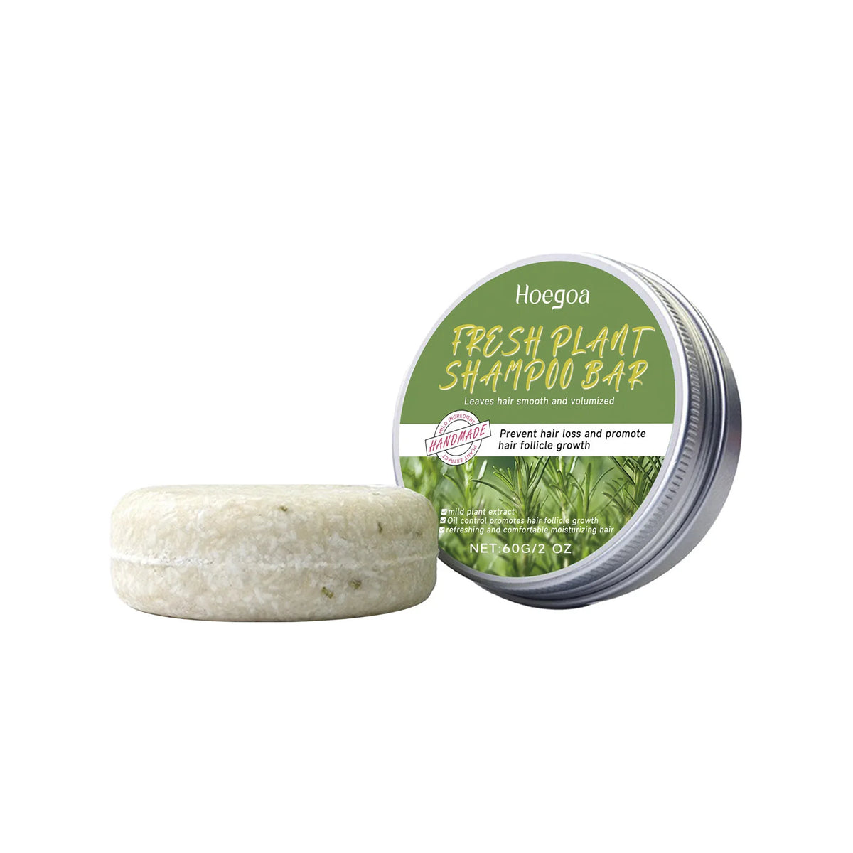 Rosemary Shampoo Bar Anti Hair Loss Oil Control Promote Hair Growth Refreshing Smoothing Volumizing Handmade Natural Hair Soap