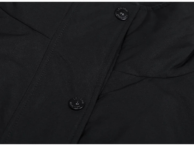 LOUIS YAO Stand-Up Collar Women's Down Coat 2025 Autumn/Winter Waist Belt Thickened Long-Length Puffy Duck Down Jacket