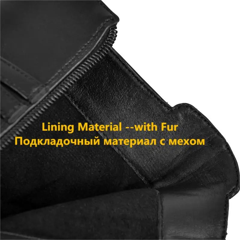 Onlymaker Women Platform Ankle Boots Black Matte Side Zipper Big Size Stilettos Winter Booties