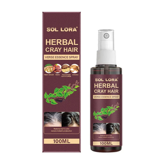 Polygonum Multiflorum Herbal Hair Essence Nourishes Dry Strands, Boosts Glossy Look for Daily Soft and Smooth Hair Maintenance