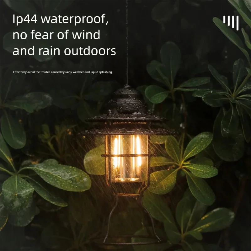 Outdoor Rechargeable Camping Lamp, Ambiance Light, Camping Light, Led Light, Lighting Lantern, Portable Tent Light, Camp Light, Hanging Light