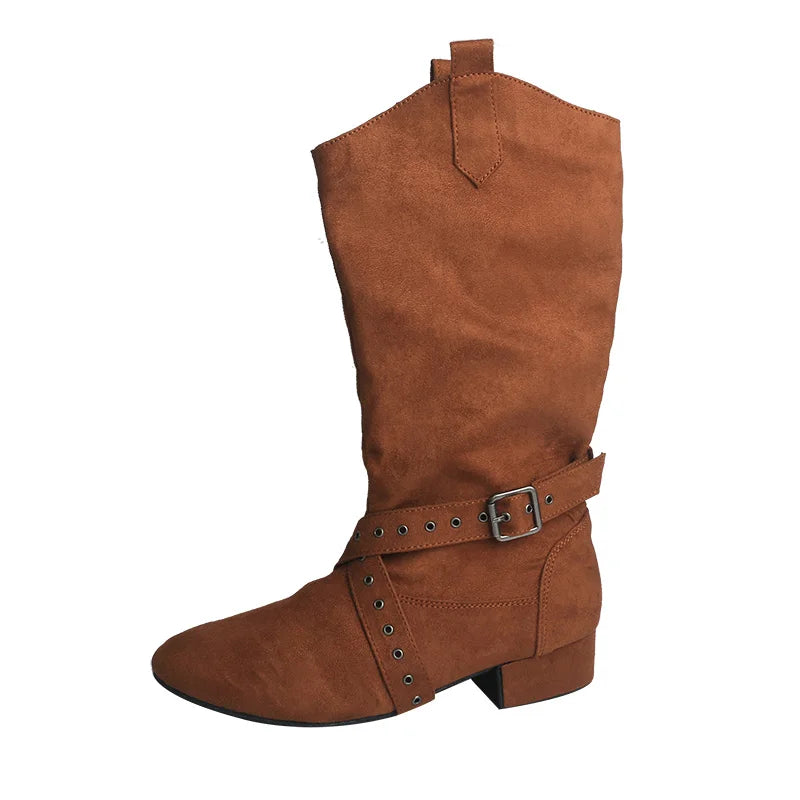 Customized Heel Practice Boots Half Boots Line Dance Boots Soft Suede Bottom Ballroom Party Dance Shoes Black Boots Dancing