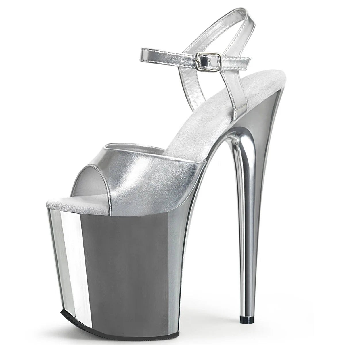 20cm Stripper Thin Heels Big Size 8Inch Models Pole Dance Sandals Women's Shoes Exotic Sexy Fetish Peep Toe 8Inch Catwalk Party
