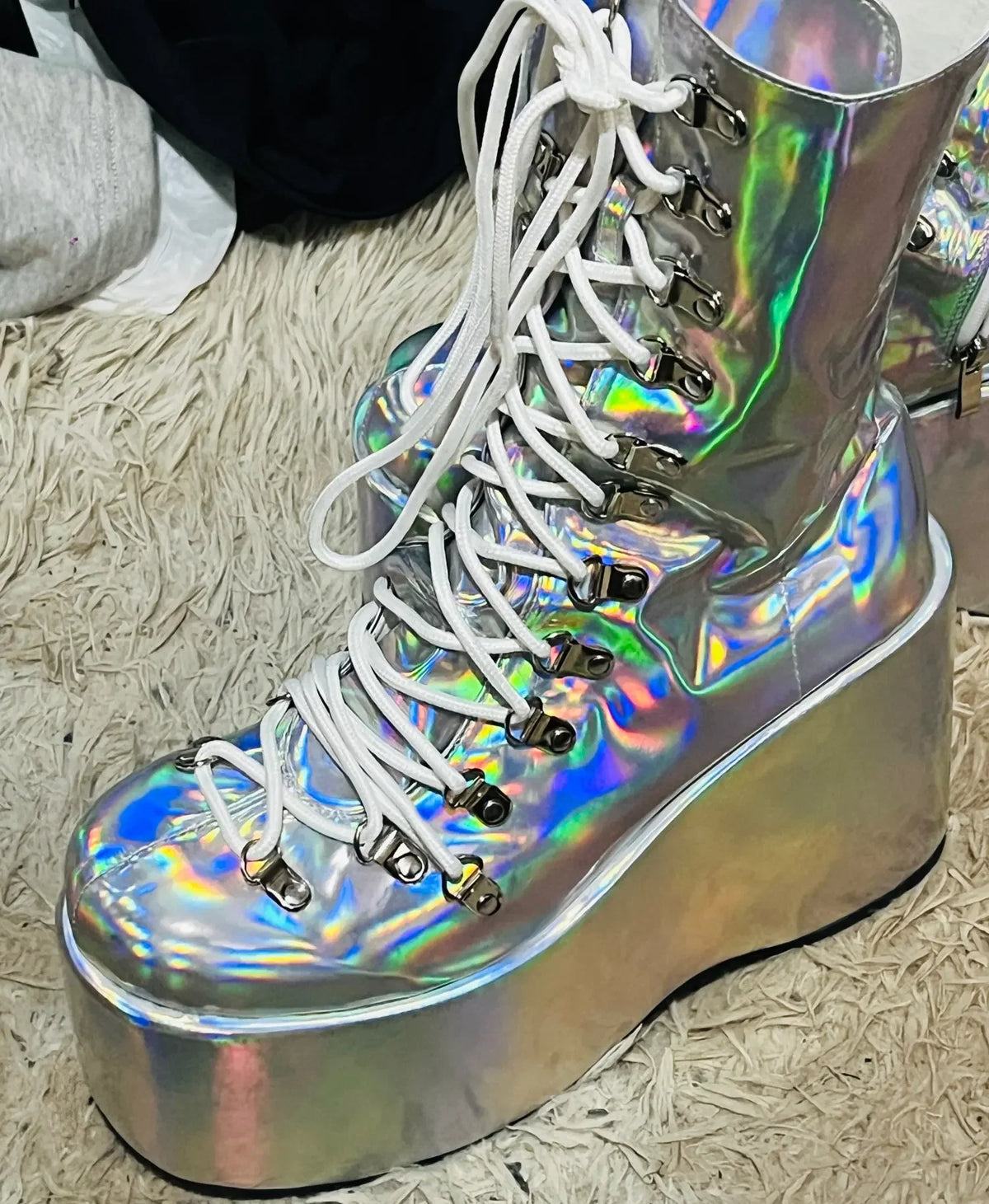12.5cm fashion wedge heel, stage performance style, street style, sexy custom boots, model stage show ankle boots