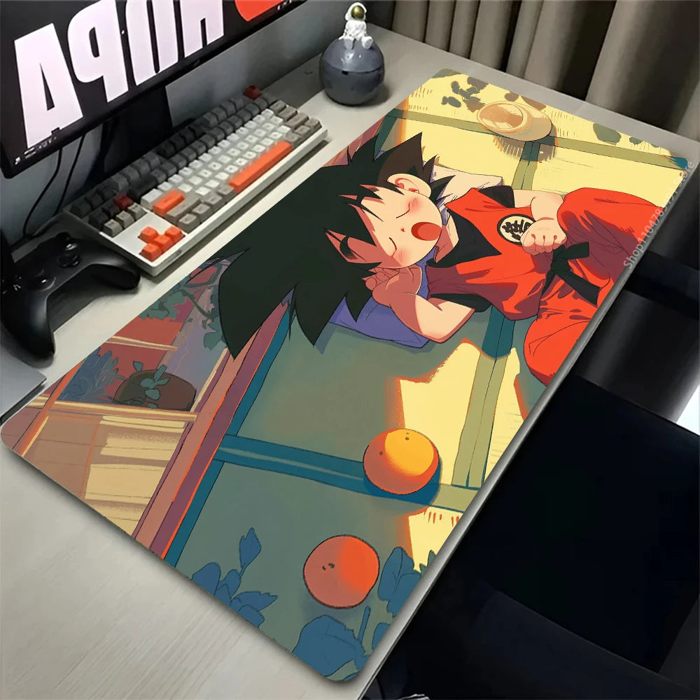 Mousepad Computer New Goku Mouse Pads Dragon Balls Keyboard Pad Cool Mouse Mat Gamer Soft Office PC Carpet Table Mat Desktop Mat