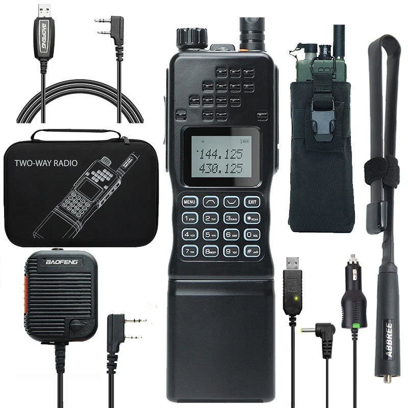 Baofeng AR-152 Pro Walkie Talkie GPS 50KM Ham Tactial Military Two way Radio Larger Battery AN /PRC-152 Multi Band Transceiver