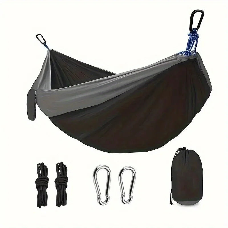 Ultralight Travel Hammock 661.39lbs Capacity Breathable Quick Dry with 2 Carabiners 2 Straps for Indoor Outdoor