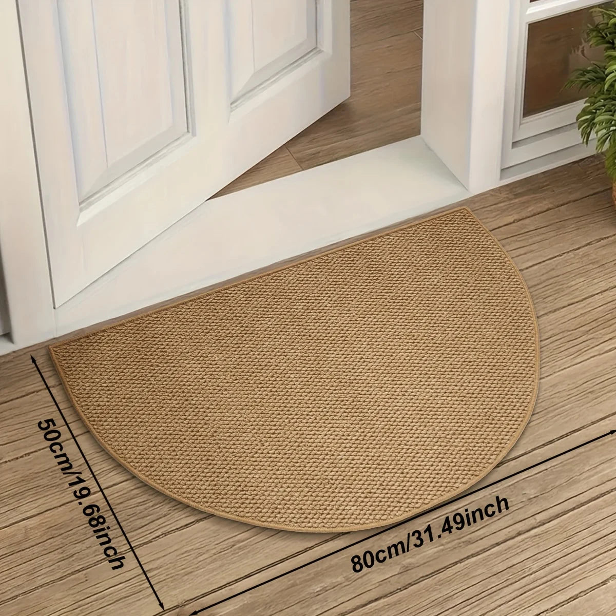 Door Mat Outdoor/indoor Rugs Faux Jute Doormat Super anti-slip washable suitable for use at bathroom and toilet doorways Rug