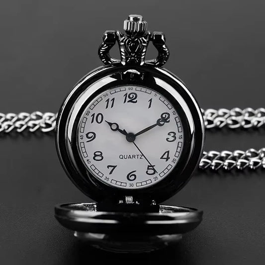 Exquisite Cool Motorbike Route 66 The Mother Road Pattern Pocket Watch Design, Precise Quartz Movement Watch Gift for Male Kids