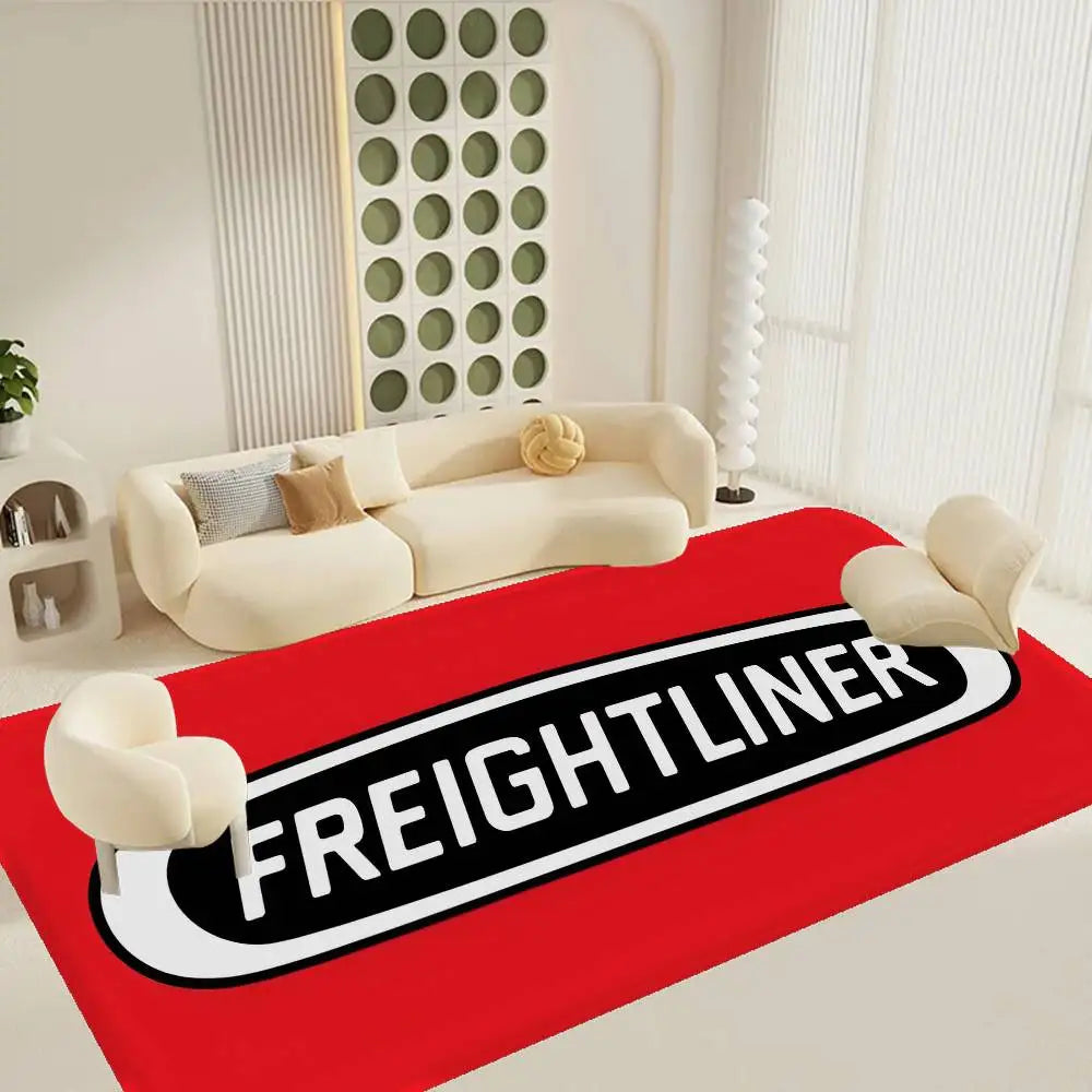F-FreightlinerS Hallway Carpet Non-Slip Laundry Room Mat Laundry Decor Balcony Child Living Room Bedside Area Rugs