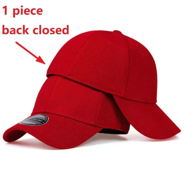 Back Closed Baseball Caps Full Closure Snapback Hats Hip Hop Hat for Men Women58-60cm Dad Hats Cap Kids Adults