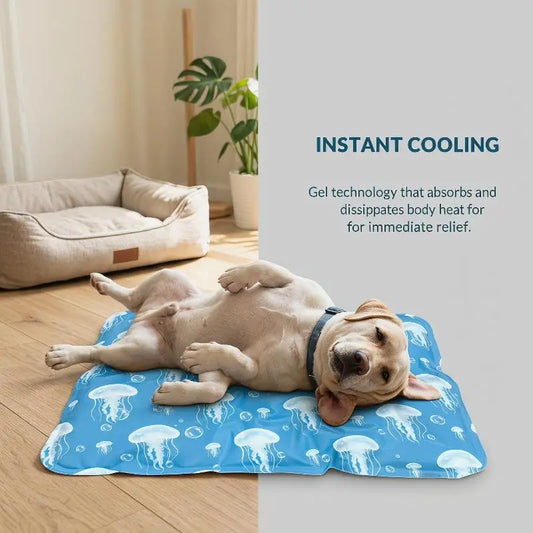 Cooling Ice Mat For Pets Non Toxic Summer Dog Cat Self Cooling Gel Pad Bed Crate Sofa Floor