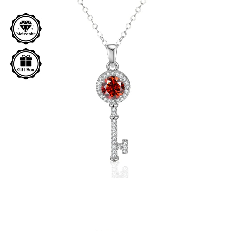 Christmas Gift for, Moissanite Necklace for Women, Jewelry for Women, Hypoallergenic Necklace, High Quality Jewelry, Bohemian,