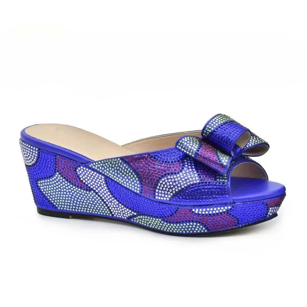 Designer Shoes Women Luxury 2026 Italian In Women High Quality African Wedding Shoes Spring Shoe Platform Woman Summer Slippers