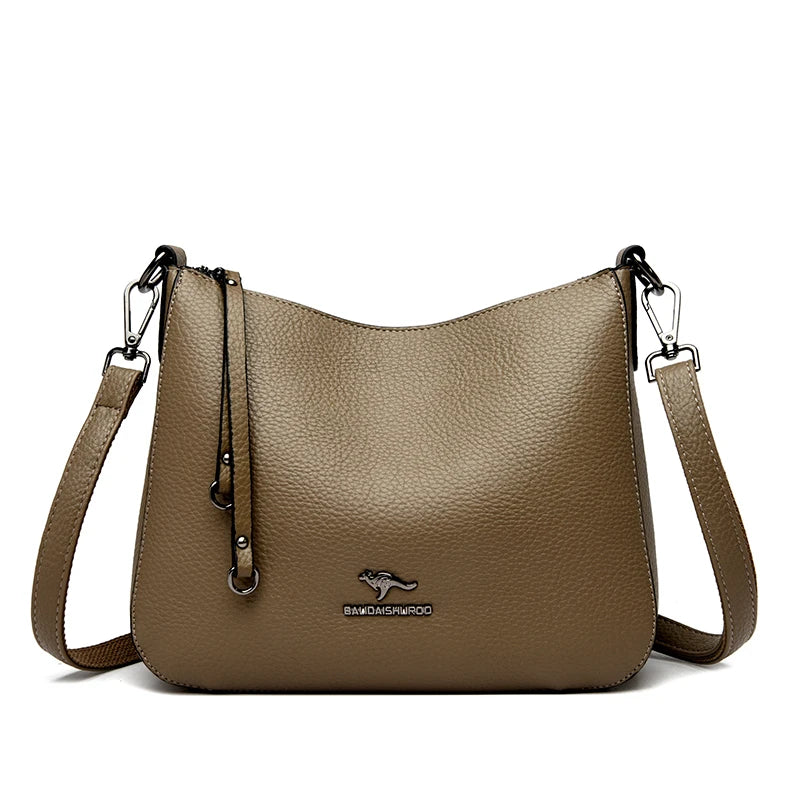 Luxury Leather Large Capacity Handbags Women Bags Designer Tote Bag Shoulder Crossbody Sac Ladies Shopping Messenger Bags
