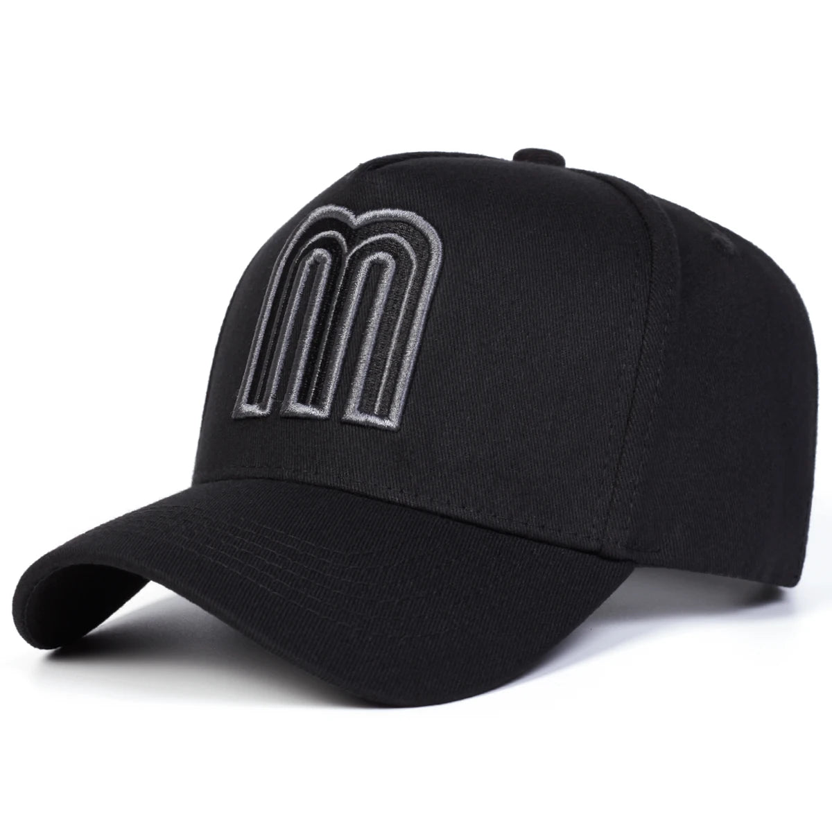 Unisex M Embroidery Baseball Caps Spring Autumn Outdoor Adjustable Casual Hats Sunscreen Hat Sports Cap