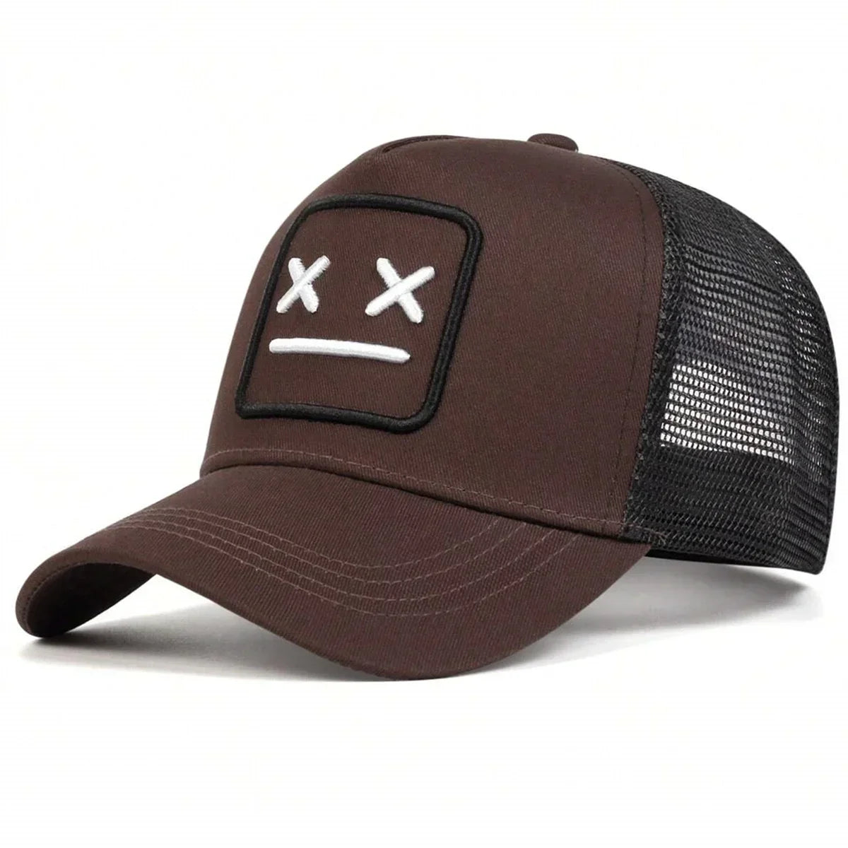 Unisex XX Embroidery Baseball Net Caps Spring Summer Outdoor Sunscreen Hat Adjustable Casual Trucker Hats