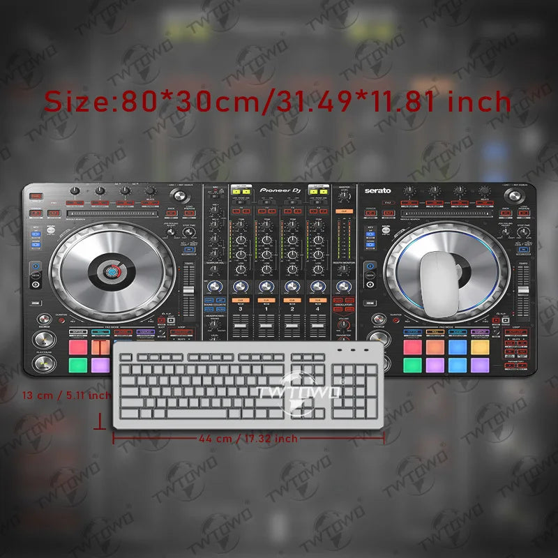Mouse Pad Radio Dj Gamer printon demand Custom Computer Mousepad XXL MousePads Natural Rubber Office Soft PC Desktop Mouse Pad
