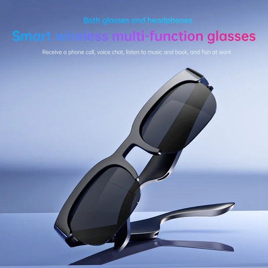 Smart Motorcycle Sunglasses AI Translation Bluetooth Conversation Listening To Music AI Glasses for Men Women