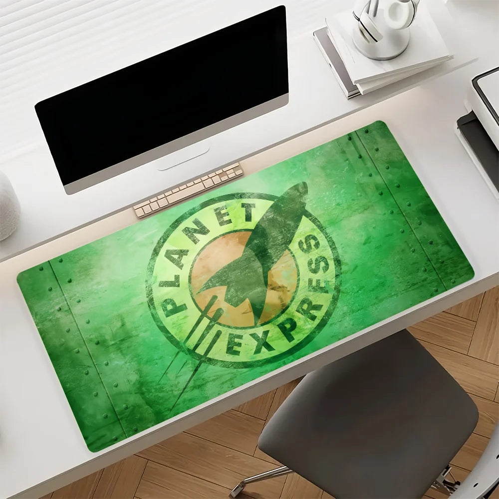 Cartoon F-Futurama-S Mouse Pad Non-slip Rubber Gamer Balance Computer Mat Decoracion Deskmat Laptop Office Large
