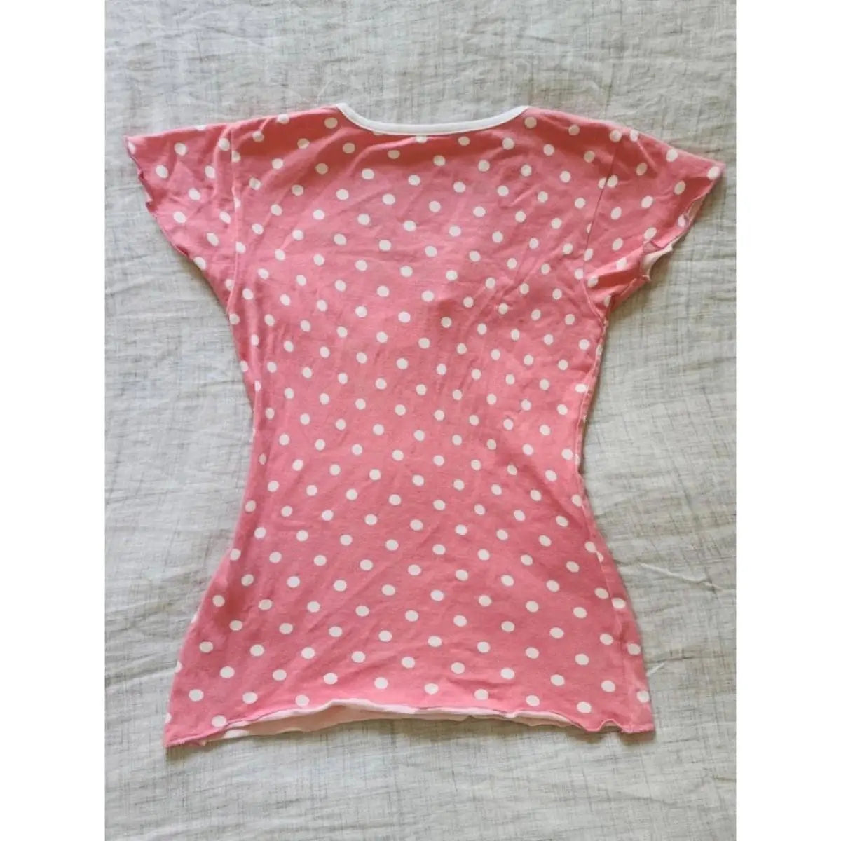 Summer Sweet Retro Polka Dot T-shirts American Subculture Bow Design Short-sleeve Tees Women's Street Hottie Kawaii Chic Tops