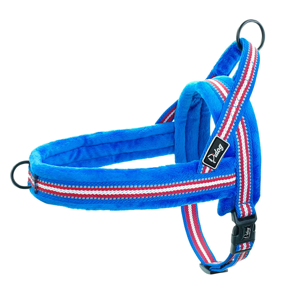 Winter Warm Soft Padded Dog Harness No Pull Dog Harness Vest Reflective Adjustable Pet Training Vest For Small Medium Large Dogs