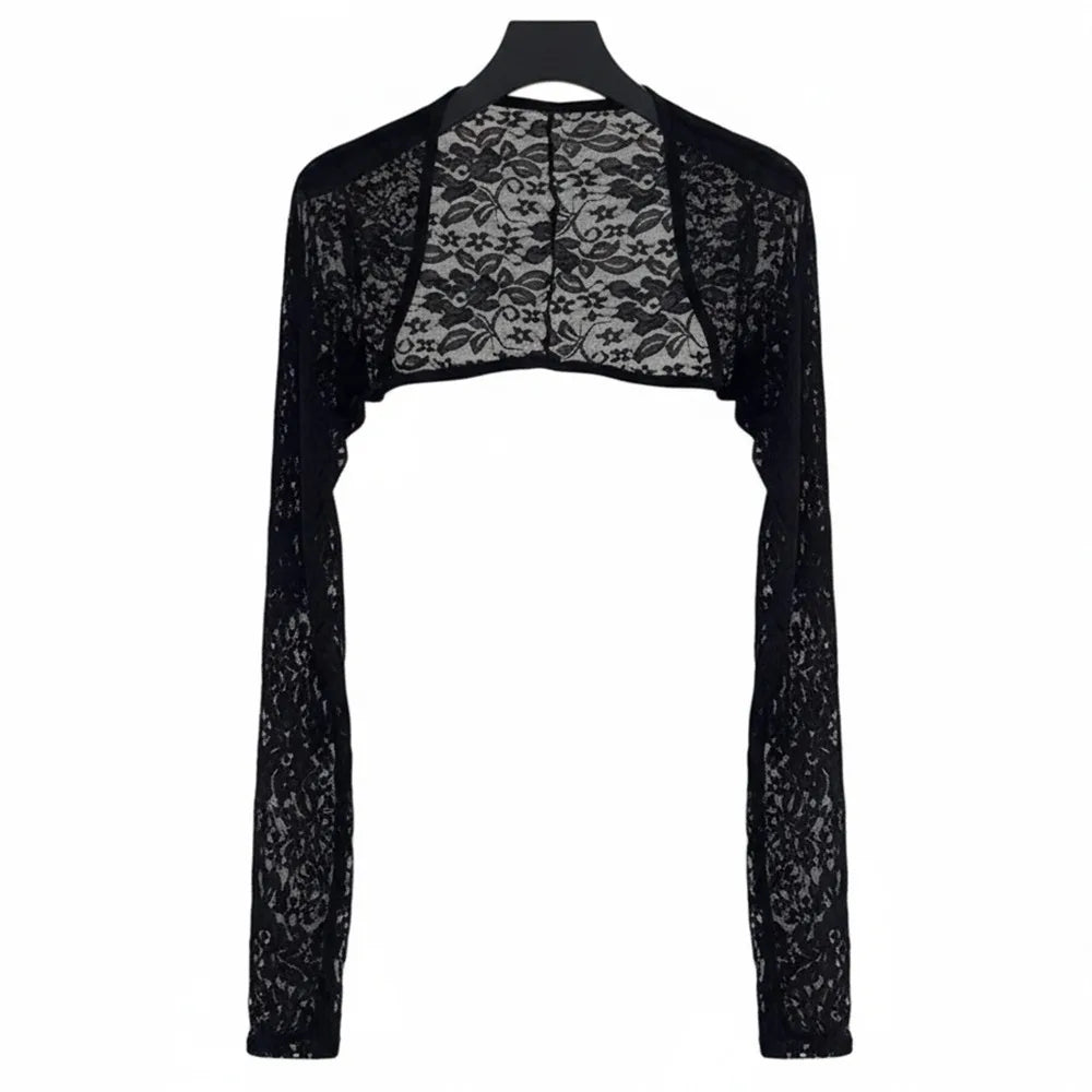 Fashion Lace Mesh Women Sunshade Sleeves Hollow Out Long Sleeve UV Protection Sleeves Ice Silk Thin One Shoulder Sleeves Cycling