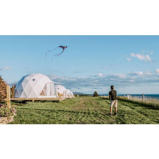 Premium Geodesic Dome Tent for Eco Resort Glamping Farm Stay Outdoor Accommodation Investment Project Business Solution Kit