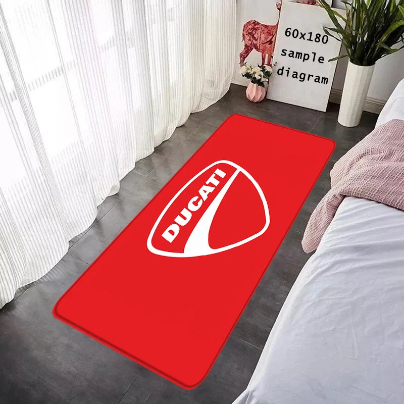 House Entrance Doormat Hallway Carpet Motorcycle Living Room Rugs D-Ducati Foot Carpets Bath Rug Floor Mats Non-slip Home Decor