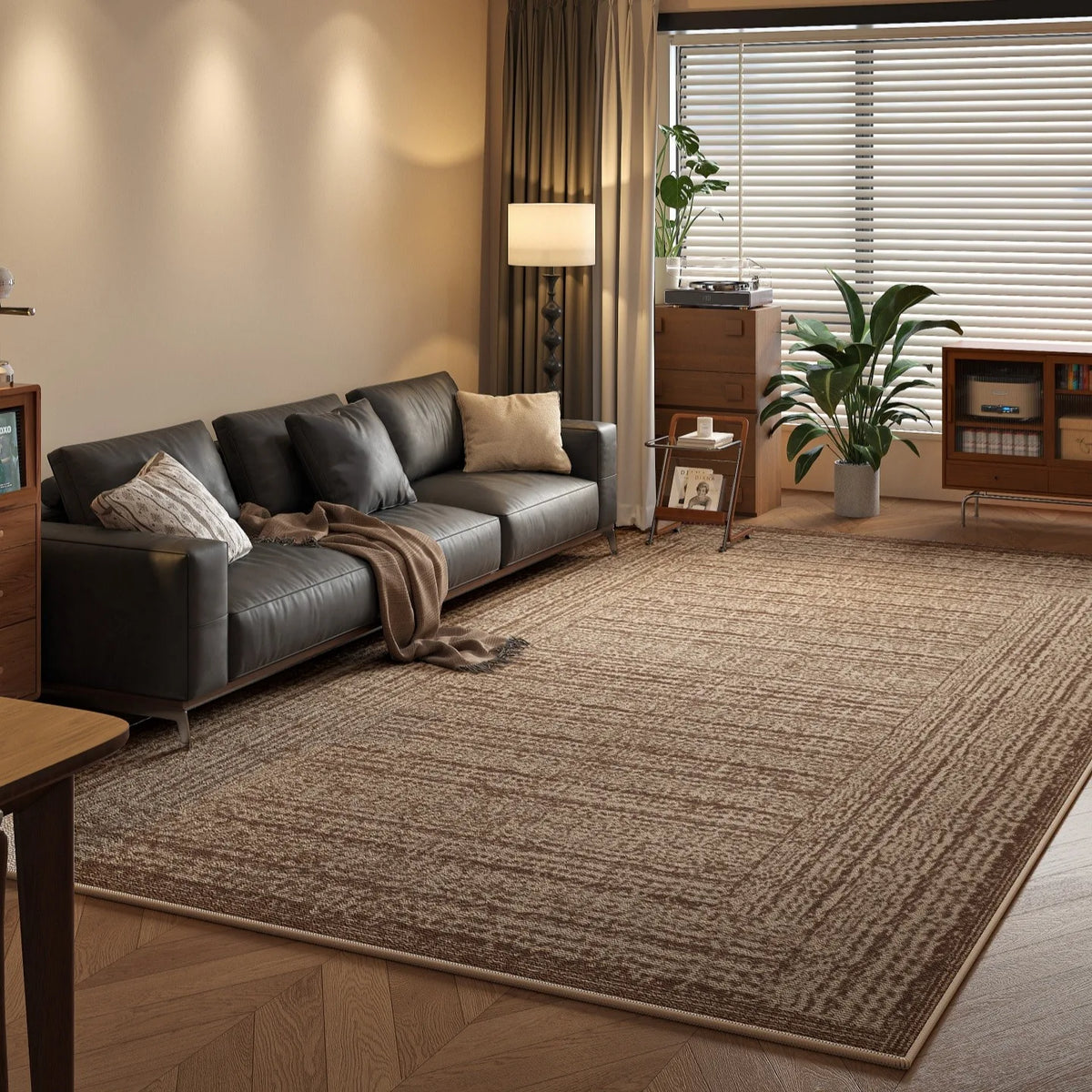 Large Area Carpet For Living Room Rug Bedside Bedroom Floor Mat Loop Pile TPR Non-Slip Waterproof Rugs 카페트 거실 대형 Alfombra Salón