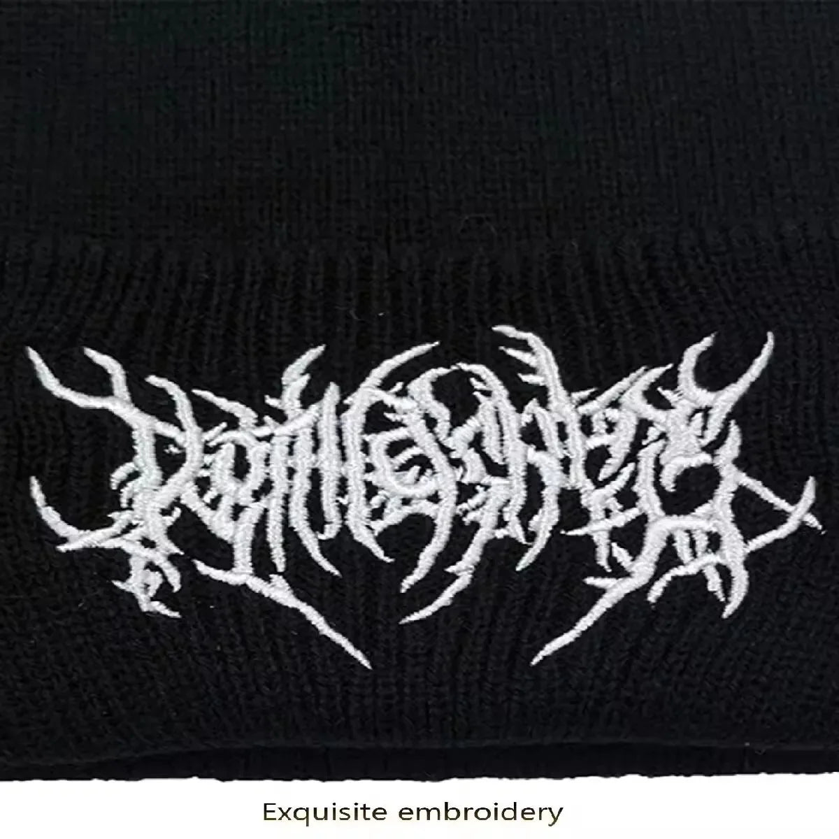 Warm Women Men Winter Beanies Hats Gothic Street Punk Knitted Bonnet Caps 100% Cotton Fashion Keep Warm Skullies Beanies Hats