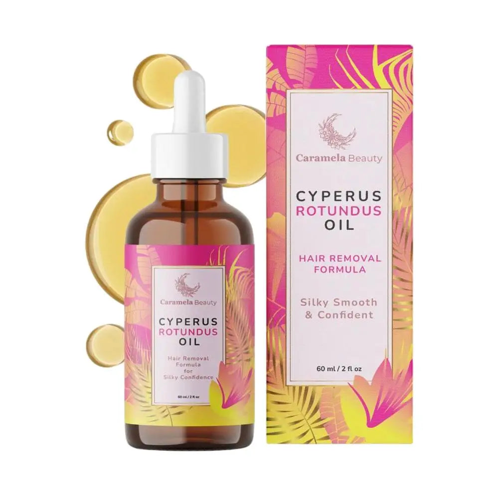 Caramela Beauty Oil for Hair Removal Soft Smooth Skin Care Deep Hydration Anti Hair Growth Inhibition After Shave Oil