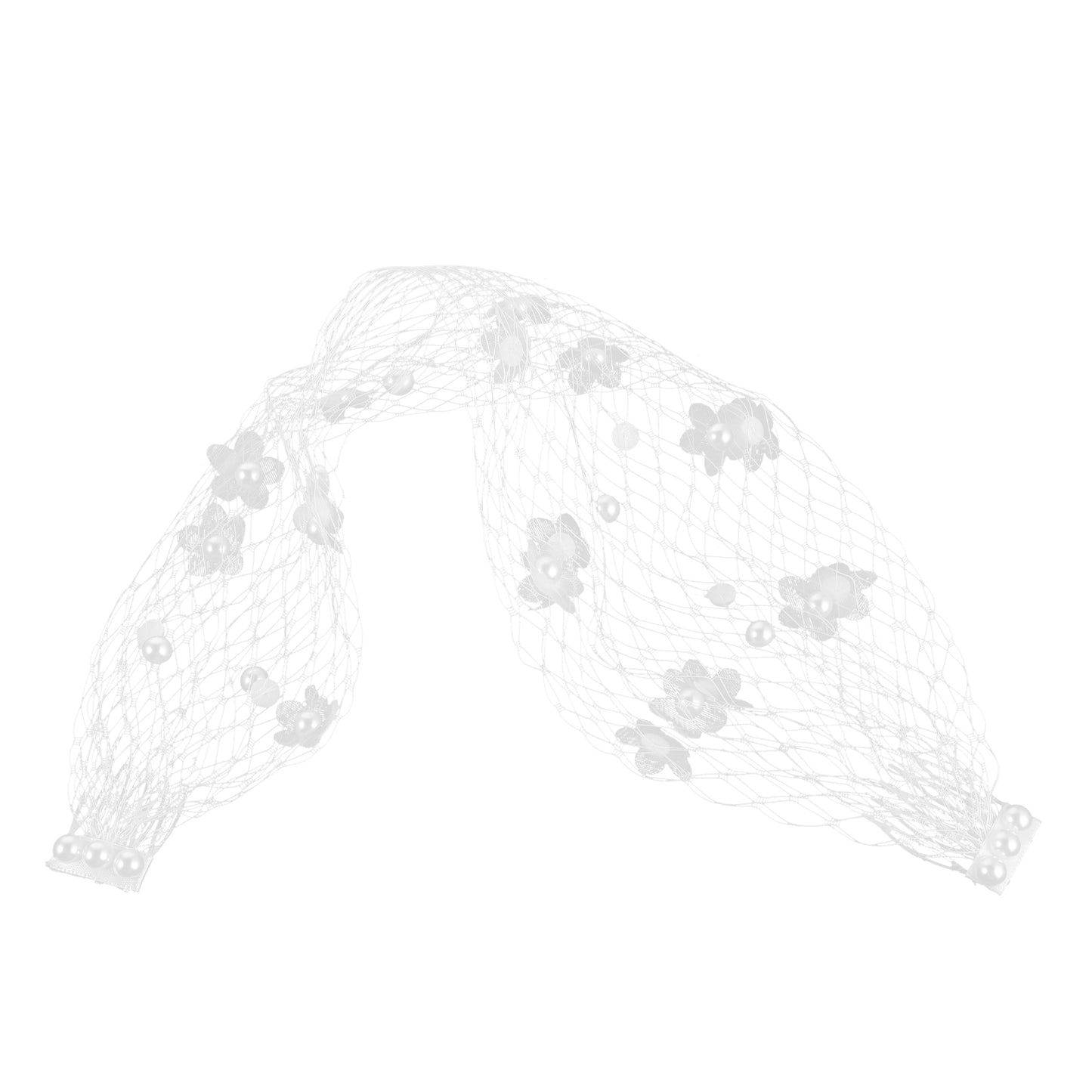 Vintage French Style Birdcage Face Veil Wedding Fascinator White Face Net Comb Tea Party Costume Headwear