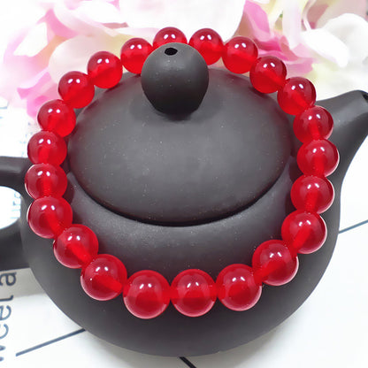 Red Agate Crystal Bracelet Women's Small Jewelry Bracelet Couple Jewelry Bracelet Jewelry Beaded Yiwu Small Commodity Jewelry