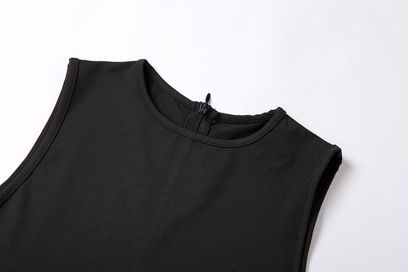Pencil Jumpsuit Women New Full Seasons Casual Fitness Sporty Playsuit Sleeveless Slim Activewear All In One Jumpsuit Clothing