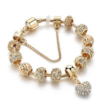 AliExpress Cross-border European and American Creative Jewelry Fashion DIY Crystal Beaded Bracelet Crystal Bracelet Ladies Jewelry