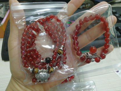 Red Agate Crystal Bracelet Women's Small Jewelry Bracelet Couple Jewelry Bracelet Jewelry Beaded Yiwu Small Commodity Jewelry