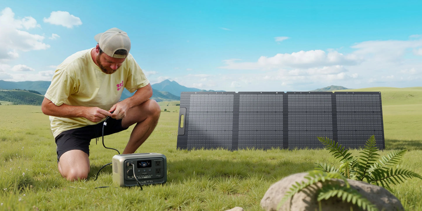 【Renew】BLUETTI Elite 30 V2 Portable Power Station 288Wh 600W Peak Large Capacity Solar Generator For Outdoor Camping Home Emerge
