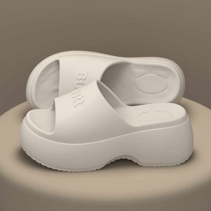 EVA Platform Slippers Women Wedges Fashion Luxury Designer Shoes Summer Sandals High Heels Indoor Outdoor Beach Elegant Footwear