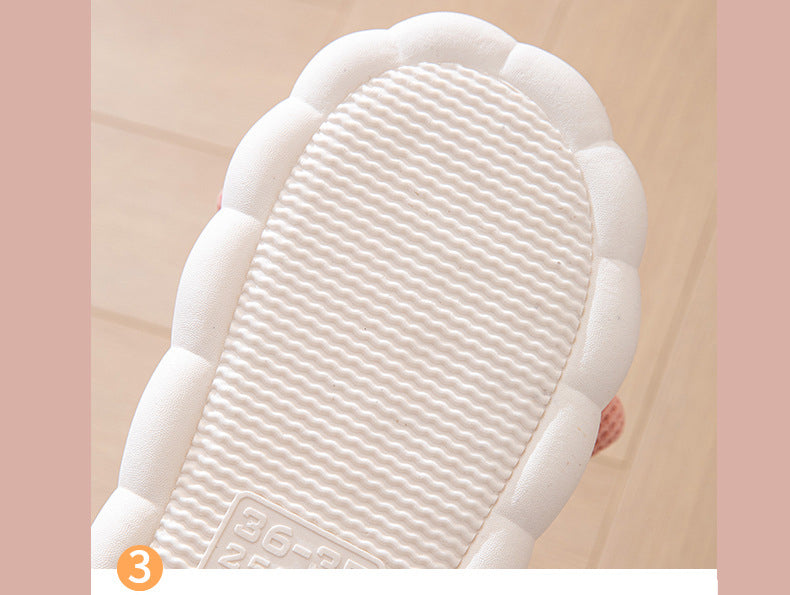 Platform Women's Slippers Home Bowknot Luxury Designer Shoes Girl Indoor Spring Summer Trend Footwear Flat Casual Elegant Slides