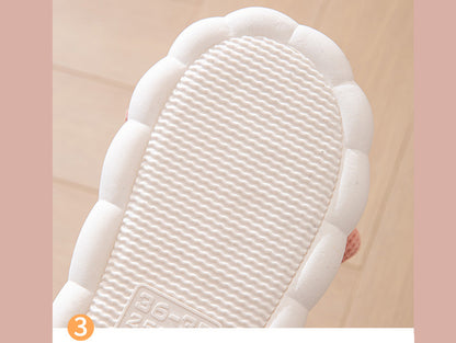 Platform Women's Slippers Home Bowknot Luxury Designer Shoes Girl Indoor Spring Summer Trend Footwear Flat Casual Elegant Slides