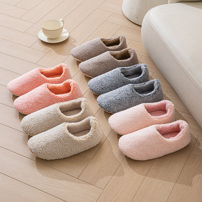 Casual Plush Women's Slippers Home Luxury Designer Woman Shoes Flat Winter Indoor Ankle Boots Trend Slides Elegant Footwear Soft