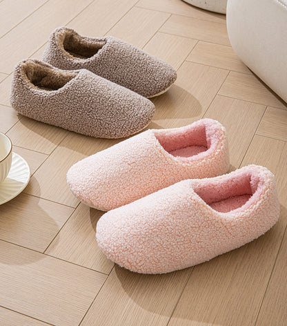 Casual Plush Women's Slippers Home Luxury Designer Woman Shoes Flat Winter Indoor Ankle Boots Trend Slides Elegant Footwear Soft