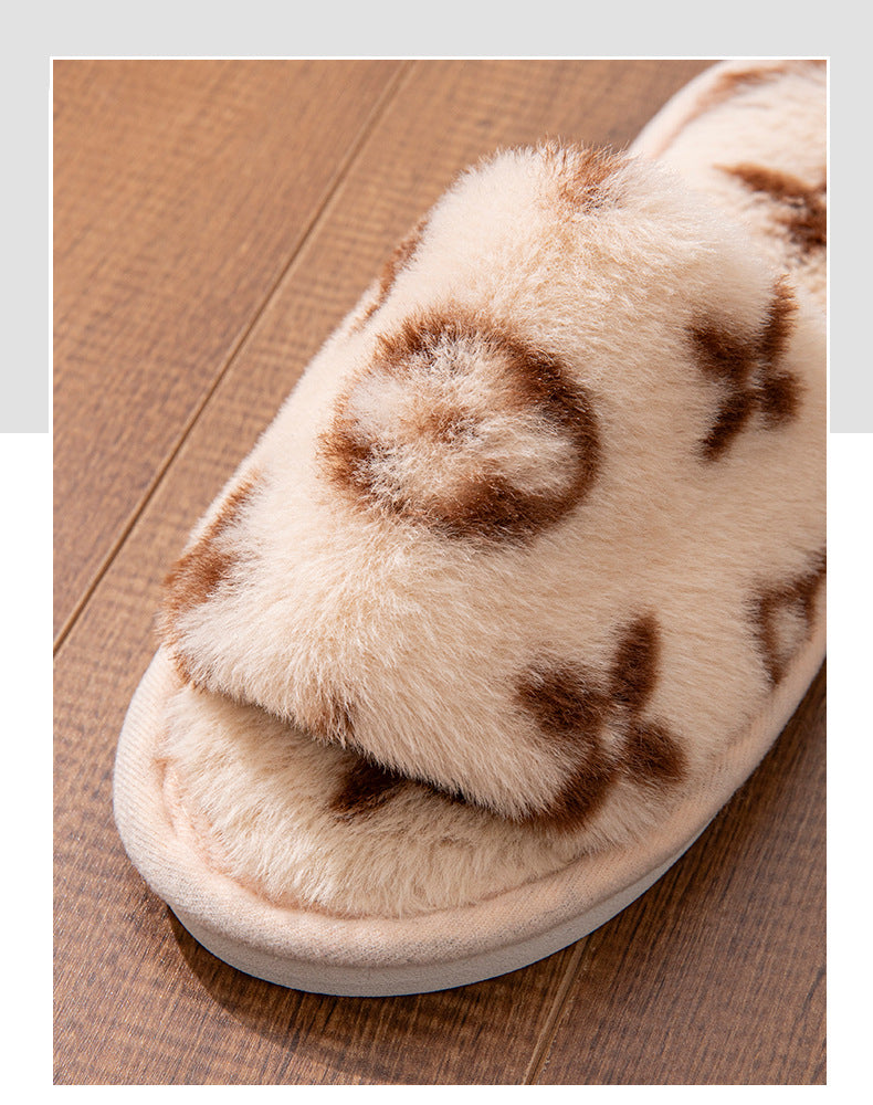 Fluffy Women's Slippers Indoor Autumn Winter Luxury Designer Woman Shoes Home Flats Casual Fuzzy Fur Slides Elegant Plush Soft